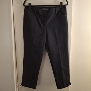 New York & Company Women's Navy Cropped Pants